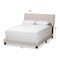 Baxton Studio Audrey Modern Light Beige Upholstered Queen Size Bed 146-8234 - alternate 7